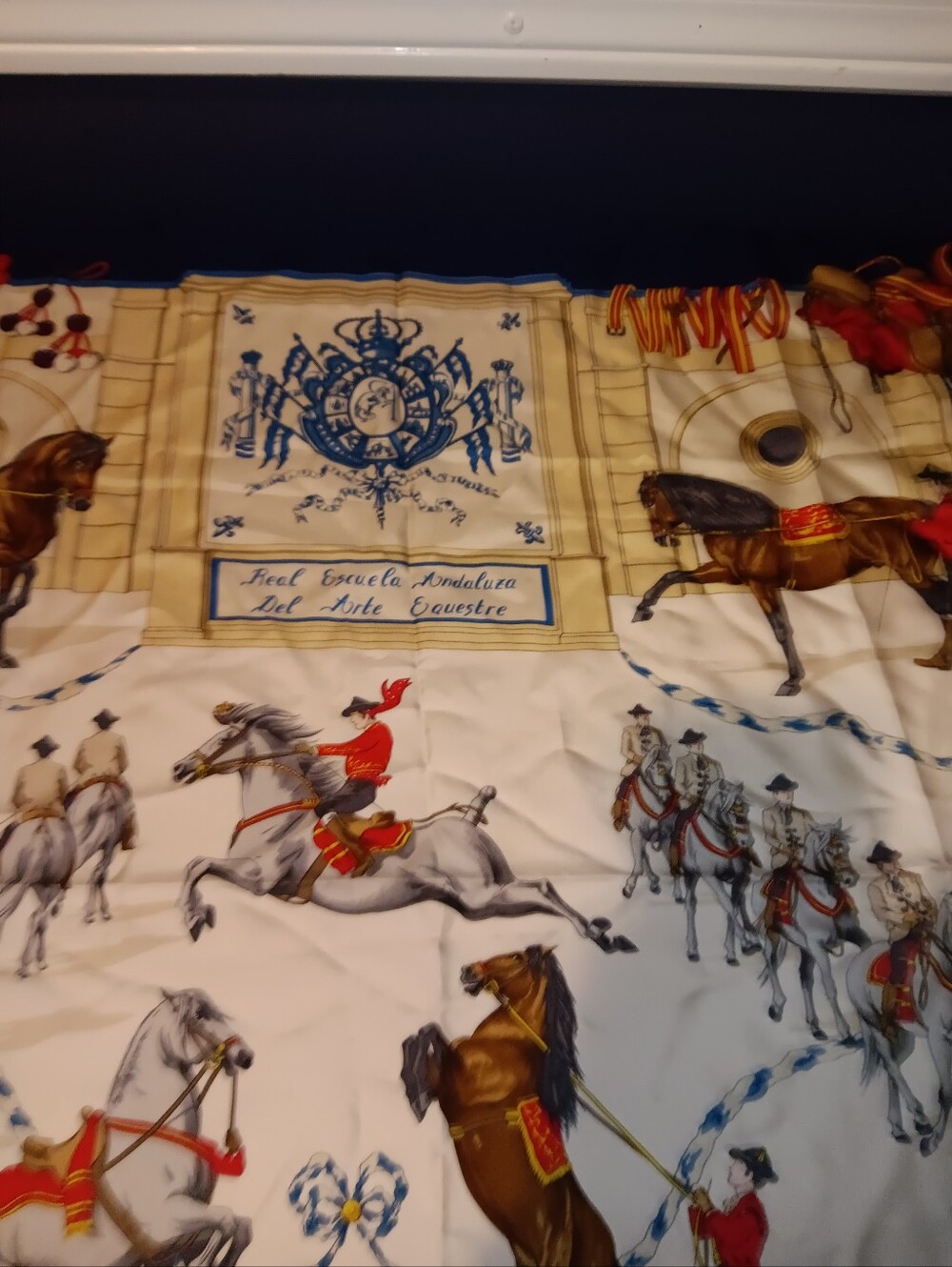 Hermes Equstrian Motif Silk Scarf - Picture 2 of 3